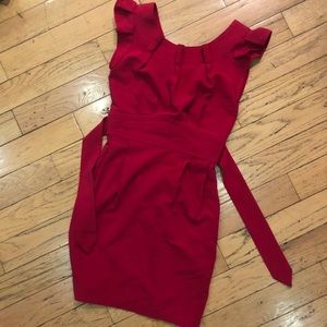 Louche red dress